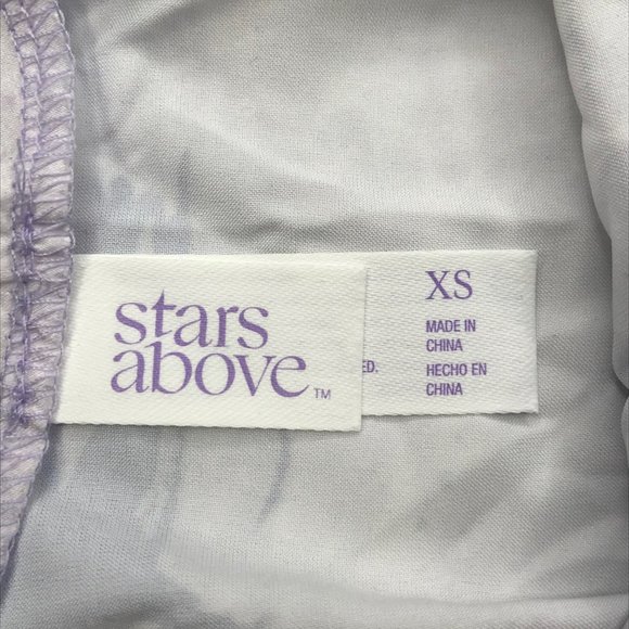 Stars Above Women's Strappy Sleep Shirt XS Light Purple New - Picture 5 of 10
